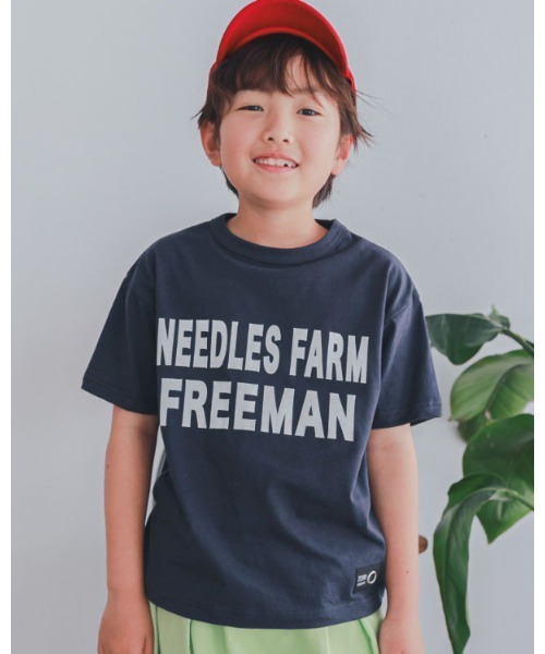 ZERO standerd(ゼロスタンダード)の「zero standard/ゼロスタンダード FREEMANTシャツ(Tシャツ/カットソー・キッズ・レッド/オフホワイト/ネイビー・160cm/150cm/140cm/130cm/120cm/110cm/100cm)」の21枚目の写真