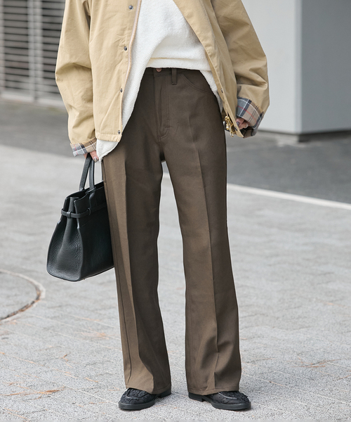 Wrangler(ラングラー)の「別注【Wrangler/ラングラー】for JS WRANCHER 71inch(スラックス・レディース・チャコールグレー/ブラウン・SMALL/MEDIUM/LARGE)」の15枚目の写真