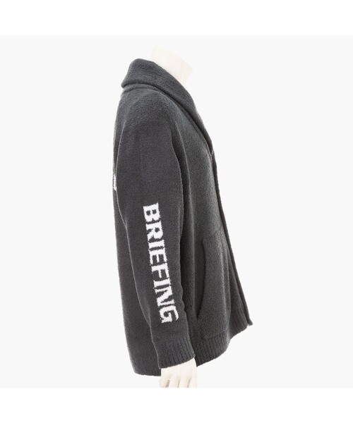 BRIEFING(ブリーフィング)の「【BRIEFING GOLF/ブリーフィングゴルフ】LW KNIT SHAWL COLLAR CARDIGAN(ブルゾン・レディース・グレー/ネイビー・L/M)」の17枚目の写真