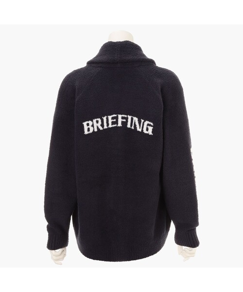 BRIEFING(ブリーフィング)の「【BRIEFING GOLF/ブリーフィングゴルフ】LW KNIT SHAWL COLLAR CARDIGAN(ブルゾン・レディース・グレー/ネイビー・L/M)」の5枚目の写真