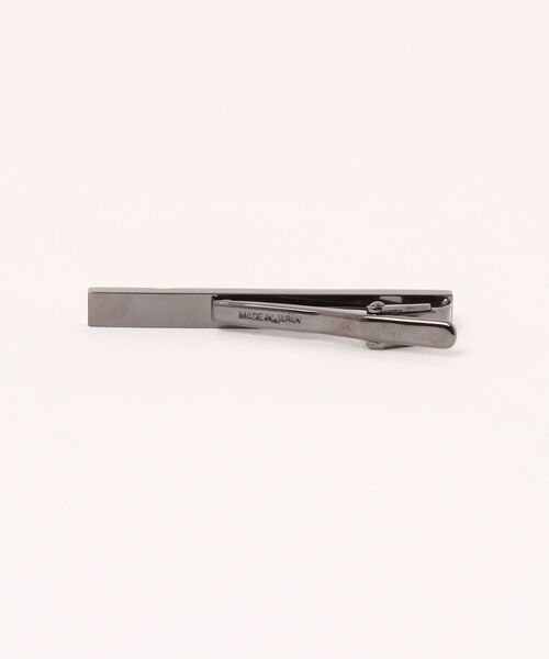 TAKA-Q（タカキュー）の「【日本製 ネクタイピン】タカキュー クロスライン タイバー（ネクタイピン・メンズ・ブラック・FREE）」の2枚目の写真