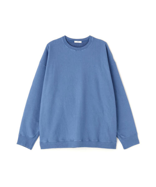 ATON（エイトン）の「ATON（エイトン）NATURAL DYED URAKE | OVERSIZED SWEAT SHIRT【2026年入荷モデル】（スウェット・メンズ・ブルー/モスグリーン・6/4）」の18枚目の写真