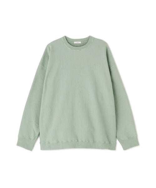ATON（エイトン）の「ATON（エイトン）NATURAL DYED URAKE | OVERSIZED SWEAT SHIRT【2026年入荷モデル】（スウェット・メンズ・ブルー/モスグリーン・6/4）」の12枚目の写真