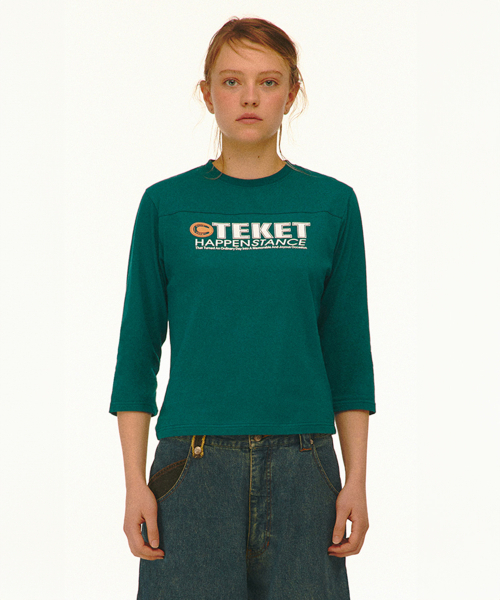 Horseshoe L/S Tee Blue Green