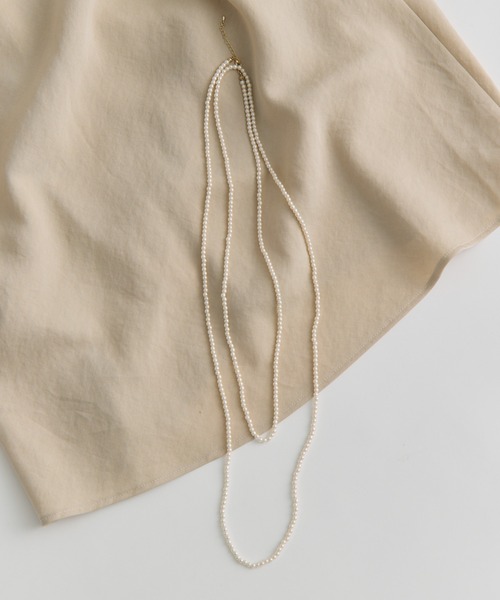 PUAL CE CIN(ピュアルセシン)の「2WAYパールネックレス(ネックレス・レディース・オフホワイト・FREE)」の9枚目の写真