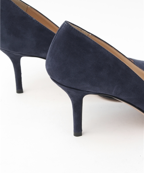 CORSO ROMA,9(コルソローマ)の「◇CORSO ROMA9 スエード ポインテッドパンプス(パンプス・レディース・ネイビー/ライトグレー/ブラック/チョコ・36.5/35/37/36/38/39)」の10枚目の写真