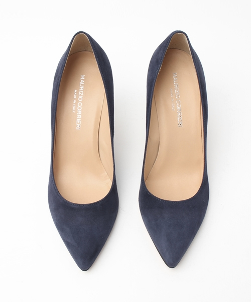 CORSO ROMA,9(コルソローマ)の「◇CORSO ROMA9 スエード ポインテッドパンプス(パンプス・レディース・ネイビー/ライトグレー/ブラック/チョコ・36.5/35/37/36/38/39)」の5枚目の写真