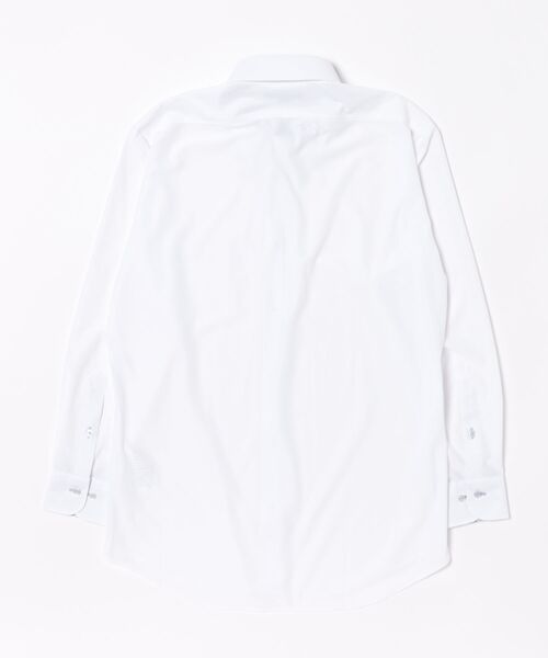 m.f.editorial(エムエフエディトリアル)の「ワイシャツ メンズ ストレッチ 吸水速乾 ノンアイロン レギュラーカラー 長袖 ビジネス ドレス NEWスタンダードフィット(ビジネスシャツ・メンズ・ホワイト・首回り39cm-裄丈80cm/首回り37cm-裄丈80cm/首回り43cm-裄丈86cm/首回り43cm-裄丈82cm/首回り41cm-裄丈86cm/首回り41cm-裄丈82cm/首回り39cm-裄丈84cm/首回り45cm-裄丈86cm)」の3枚目の写真