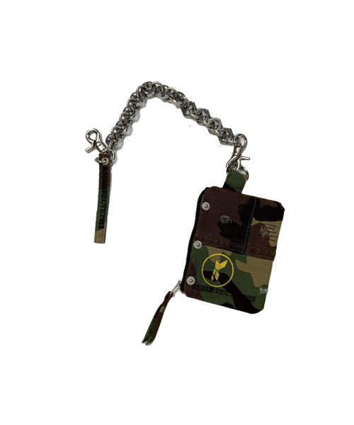 パッチワークチェーンウォレットカモ