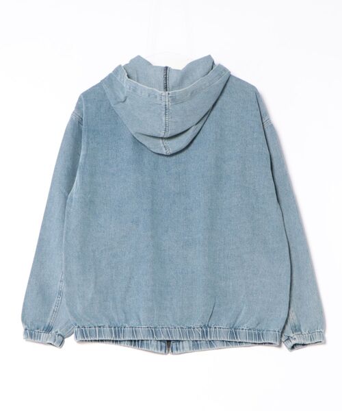 BACK NUMBER（バックナンバー）の「【BACK NUMBER】デニムフルジップパーカー (ヴィンテージ風 / 色落ち加工 / デイリーユース)（デニムジャケット・メンズ・ダークインディゴブルー/ブラック・L/XL/M）」の20枚目の写真