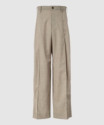 KHOKI（コッキ）の「Pleated Stripe Summer Wool Pants（その他パンツ）」