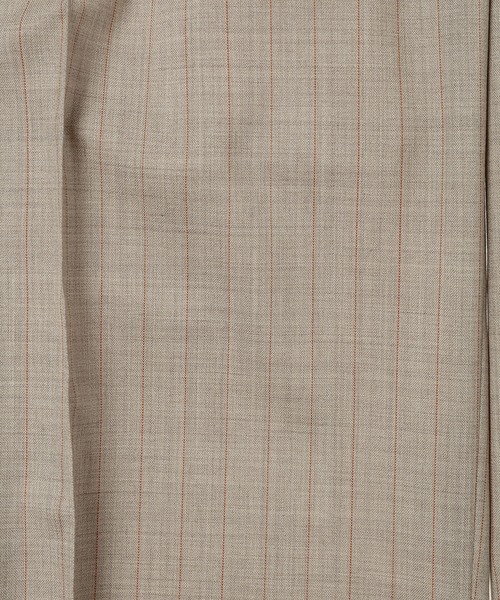 KHOKI（コッキ）の「Pleated Stripe Summer Wool Pants（その他パンツ・メンズ・グレー/ブラック/ベージュ・2）」の16枚目の写真