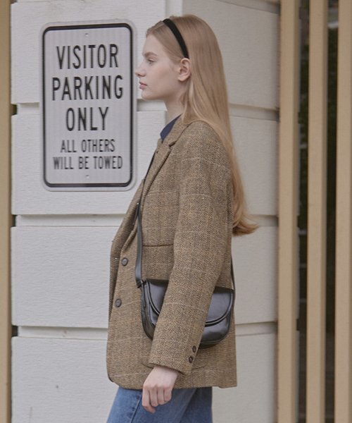 セール】England Wool Classic Jacket - Khaki（テーラードジャケット 