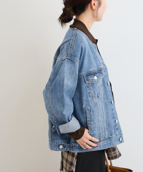 JOURNAL STANDARD relume（ジャーナルスタンダード　レリューム）の「《追加3》デニムジャケット（デニムジャケット・レディース・ブルー/ネイビー・FREE）」の22枚目の写真