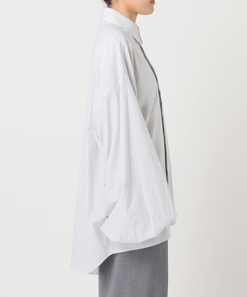 CITYSHOP（シティーショップ）の「BALLOON CUFF シャツ（シャツ/ブラウス・レディース・サックスブルー/ホワイト/グリーン/ピンク/ブルー系その他・FREE）」の17枚目の写真