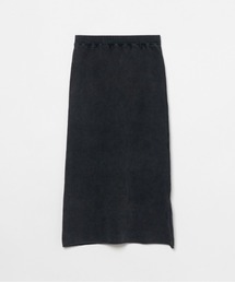 FADE RIB KNIT I LINE SKIRT
