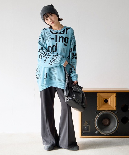 PBLIM（ページボーイリム）の「《UNISEX》COZY(コージー)カットフレアパンツ（その他パンツ・レディース・レオパード/ブラック/ネイビー・LARGE/MEDIUM/SMALL）」の13枚目の写真