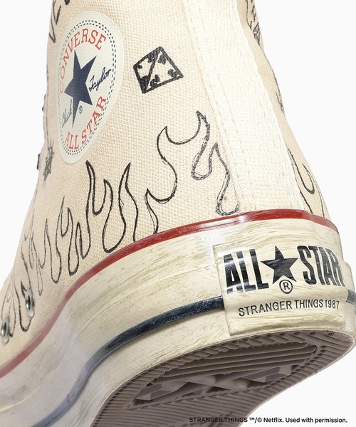 L.H.P（エルエイチピー）の「CONVERSE/コンバース/ALL STAR AGED 87 HC HI / STRANGER THINGS 5（スニーカー・メンズ・ナチュラル/ブラック・7.5/9.5/8.5）」の17枚目の写真