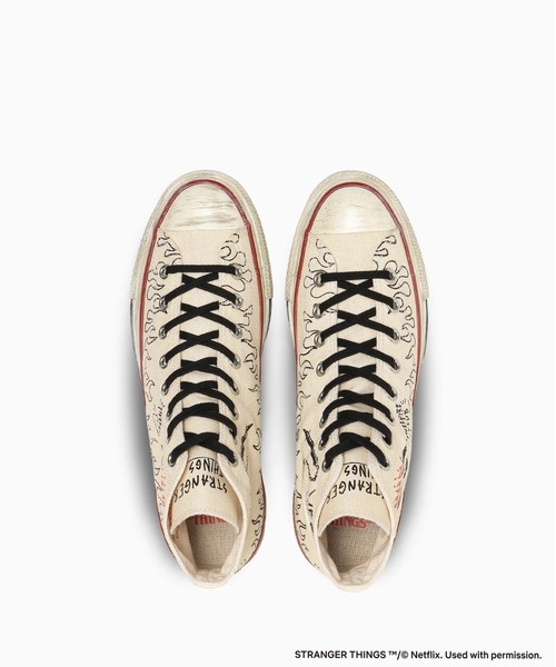L.H.P（エルエイチピー）の「CONVERSE/コンバース/ALL STAR AGED 87 HC HI / STRANGER THINGS 5（スニーカー・メンズ・ナチュラル/ブラック・7.5/9.5/8.5）」の20枚目の写真