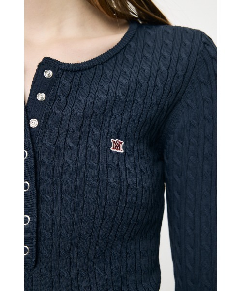 セール】HENRY NECK CABLE ニットトップス（ニット/セーター）｜MOUSSY