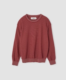JOHN MASON SMITH（ジョンメイソンスミス）の「JOHN MASON SMITH 12G COTTON BORDER CREW NECK KNIT (26SKN-#214S)（ニット/セーター）」
