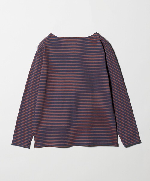 6（ロク）の「＜6(ROKU)＞コットン ボーダー ボートネック カットソー（Tシャツ/カットソー・レディース・コバルトブルー/ホワイト・FREE）」の3枚目の写真