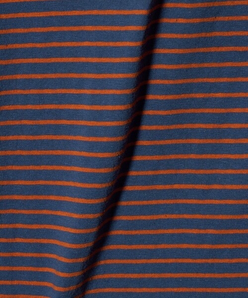 6（ロク）の「＜6(ROKU)＞コットン ボーダー ボートネック カットソー（Tシャツ/カットソー・レディース・コバルトブルー/ホワイト・FREE）」の7枚目の写真