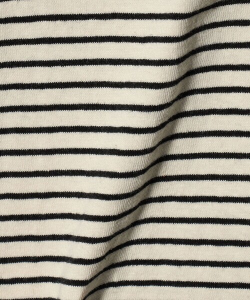 6（ロク）の「＜6(ROKU)＞コットン ボーダー ボートネック カットソー（Tシャツ/カットソー・レディース・コバルトブルー/ホワイト・FREE）」の12枚目の写真