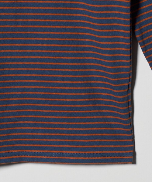 6(ロク)の「<6(ROKU)>コットン ボーダー ボートネック カットソー(Tシャツ/カットソー・レディース・コバルトブルー/ホワイト/オリーブ・FREE)」の17枚目の写真