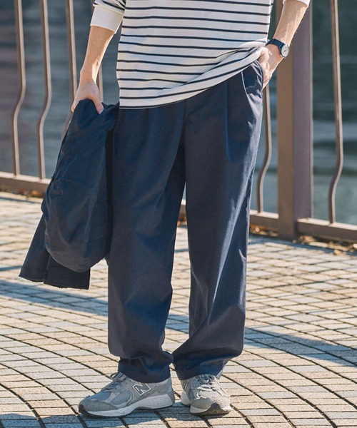 セール】【HECT】2Tuck Easy Chino Carrot Pants / 2タックイージー