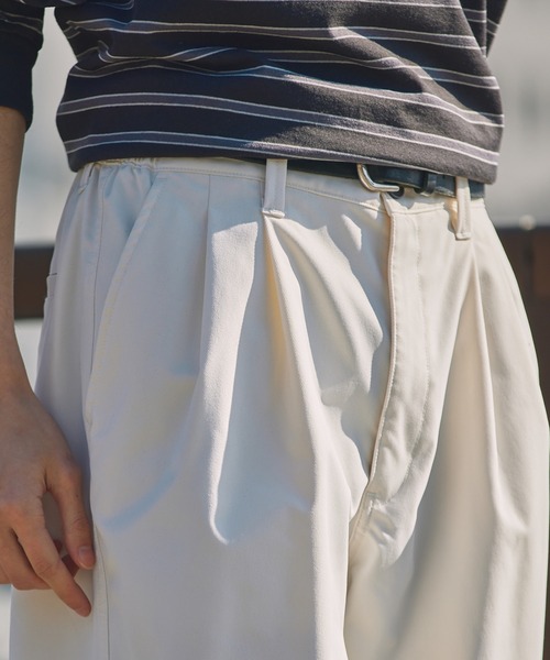 HECT(ヘクト)の「【HECT】2Tuck Easy Chino Carrot Pants / 2タックイージーチノキャロットパンツ<イージーケア>(チノパンツ・メンズ・ベージュ/チャコール/ネイビー/ブラック/アイボリー/オリーブ・S/M/L)」の18枚目の写真