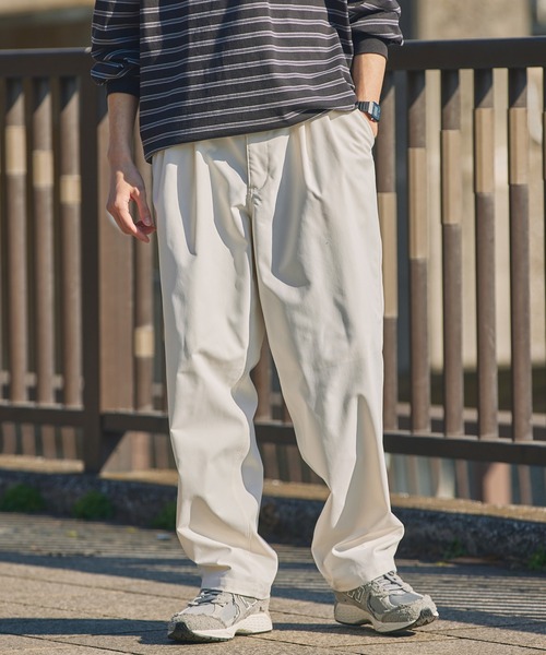 HECT(ヘクト)の「【HECT】2Tuck Easy Chino Carrot Pants / 2タックイージーチノキャロットパンツ<イージーケア>(チノパンツ・メンズ・ベージュ/チャコール/ネイビー/ブラック/アイボリー/オリーブ・S/M/L)」の19枚目の写真