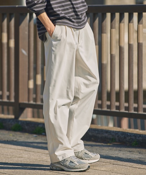 HECT(ヘクト)の「【HECT】2Tuck Easy Chino Carrot Pants / 2タックイージーチノキャロットパンツ<イージーケア>(チノパンツ・メンズ・ベージュ/チャコール/ネイビー/ブラック/アイボリー/オリーブ・S/M/L)」の20枚目の写真