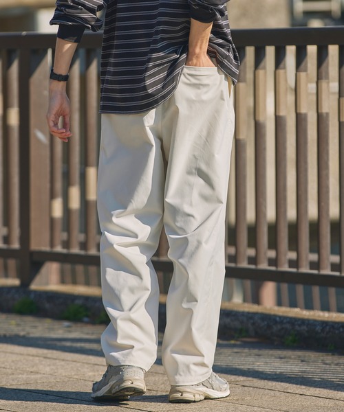HECT(ヘクト)の「【HECT】2Tuck Easy Chino Carrot Pants / 2タックイージーチノキャロットパンツ<イージーケア>(チノパンツ・メンズ・ベージュ/チャコール/ネイビー/ブラック/アイボリー/オリーブ・S/M/L)」の21枚目の写真