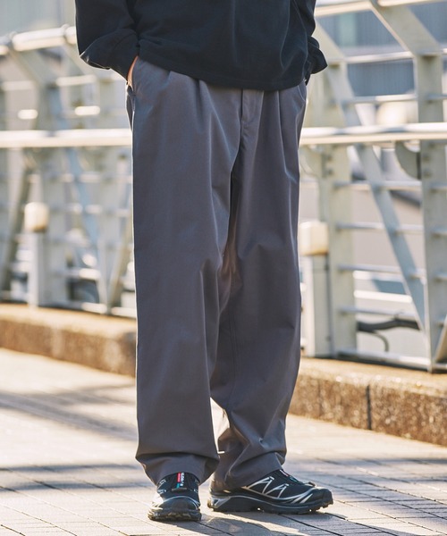 HECT(ヘクト)の「【HECT】2Tuck Easy Chino Carrot Pants / 2タックイージーチノキャロットパンツ<イージーケア>(チノパンツ・メンズ・ベージュ/チャコール/ネイビー/ブラック/アイボリー/オリーブ・S/M/L)」の10枚目の写真