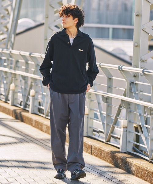 HECT(ヘクト)の「【HECT】2Tuck Easy Chino Carrot Pants / 2タックイージーチノキャロットパンツ<イージーケア>(チノパンツ・メンズ・ベージュ/チャコール/ネイビー/ブラック/アイボリー/オリーブ・S/M/L)」の12枚目の写真