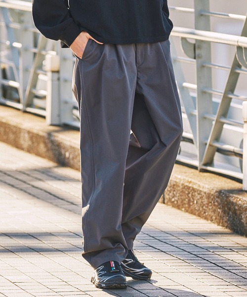 HECT(ヘクト)の「【HECT】2Tuck Easy Chino Carrot Pants / 2タックイージーチノキャロットパンツ<イージーケア>(チノパンツ・メンズ・ベージュ/チャコール/ネイビー/ブラック/アイボリー/オリーブ・S/M/L)」の15枚目の写真
