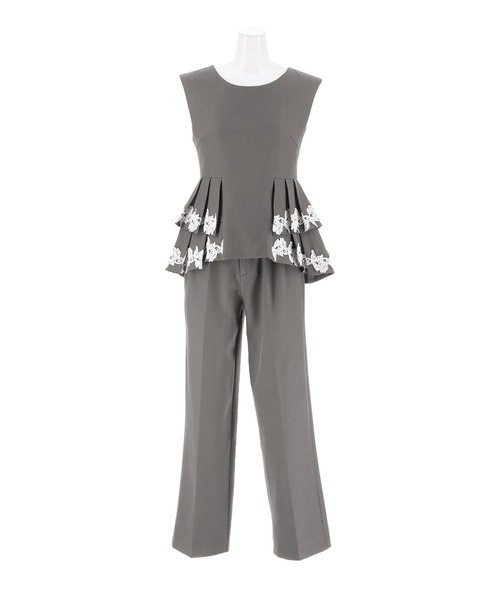 darial(ダリアル)の「【darial】point lace pants setup / ポイントレースパンツセットアップ(セットアップ・レディース・ブラック/グレー/ベージュ・S/M)」の18枚目の写真