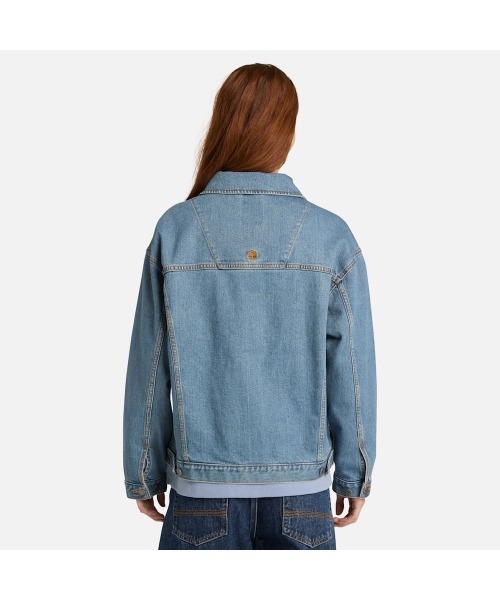 Timberland(ティンバーランド)の「アーカイブ デニム ジャケット レディース(デニムジャケット・レディース・ブルー系その他・LARGE/MEDIUM)」の5枚目の写真