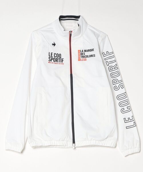 le coq sportif GOLF(ルコックスポルティフゴルフ)の「ベンチレーション2WAYブルゾン(ブルゾン・メンズ・グリーン/ホワイト/ネイビー・M/L/XL/3L/S)」の2枚目の写真