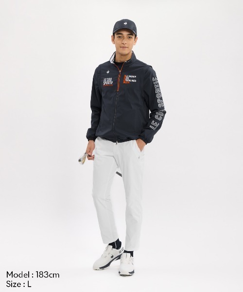 le coq sportif GOLF(ルコックスポルティフゴルフ)の「ベンチレーション2WAYブルゾン(ブルゾン・メンズ・グリーン/ホワイト/ネイビー・M/L/XL/3L/S)」の12枚目の写真