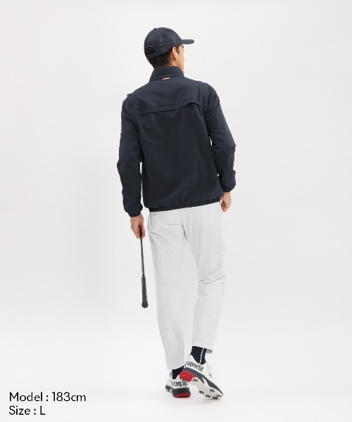 le coq sportif GOLF(ルコックスポルティフゴルフ)の「ベンチレーション2WAYブルゾン(ブルゾン・メンズ・グリーン/ホワイト/ネイビー・M/L/XL/3L/S)」の13枚目の写真