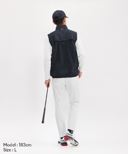 le coq sportif GOLF(ルコックスポルティフゴルフ)の「ベンチレーション2WAYブルゾン(ブルゾン・メンズ・グリーン/ホワイト/ネイビー・M/L/XL/3L/S)」の20枚目の写真