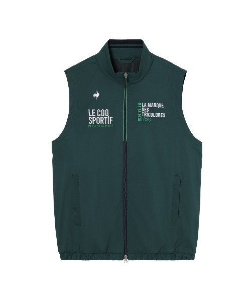 le coq sportif GOLF(ルコックスポルティフゴルフ)の「ベンチレーション2WAYブルゾン(ブルゾン・メンズ・グリーン/ホワイト/ネイビー・M/L/XL/3L/S)」の5枚目の写真