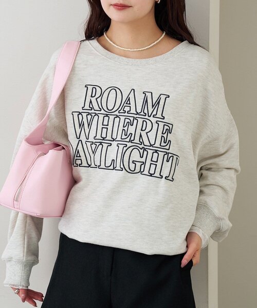 mystic（ミスティック）の「アップリケロゴスウェット（パーカー・レディース・モカ/ピンク/グレー・FREE）」の6枚目の写真