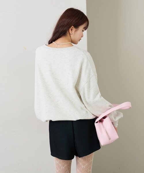 mystic（ミスティック）の「アップリケロゴスウェット（パーカー・レディース・モカ/ピンク/グレー・FREE）」の8枚目の写真