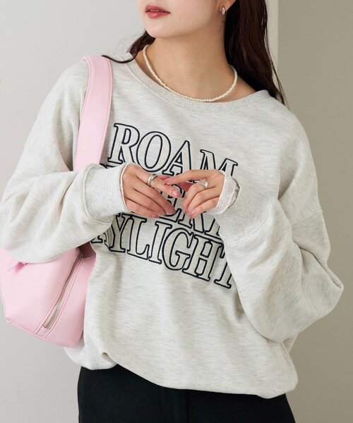 mystic（ミスティック）の「アップリケロゴスウェット（パーカー・レディース・モカ/ピンク/グレー・FREE）」の11枚目の写真