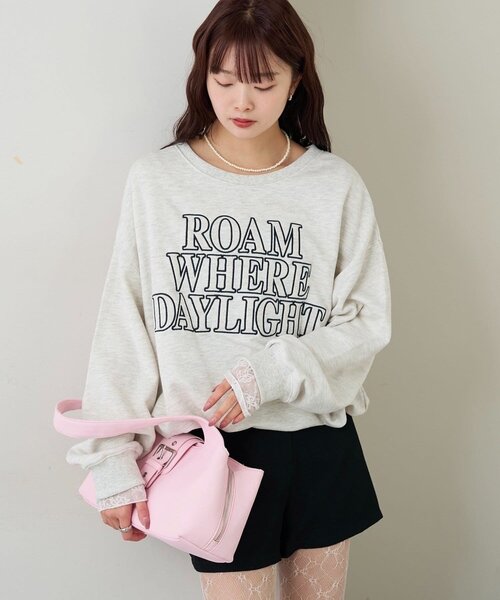 mystic（ミスティック）の「アップリケロゴスウェット（パーカー・レディース・モカ/ピンク/グレー・FREE）」の15枚目の写真