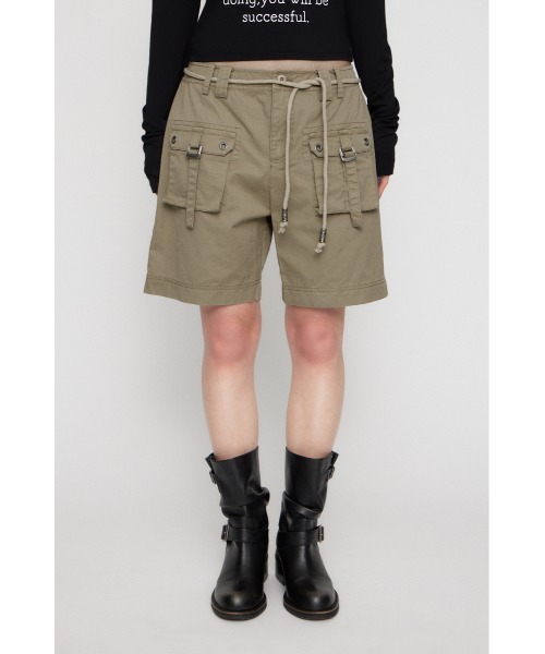 LAGUA GEM（ラグアジェム）の「POCKET HALF パンツ（カーゴパンツ・レディース・アイボリー/グレー/ベージュ・X-SMALL/SMALL/MEDIUM）」の13枚目の写真