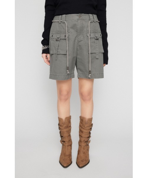 LAGUA GEM（ラグアジェム）の「POCKET HALF パンツ（カーゴパンツ・レディース・アイボリー/グレー/ベージュ・X-SMALL/SMALL/MEDIUM）」の17枚目の写真